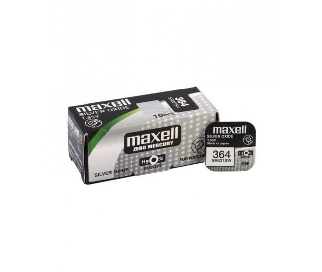 Baterie ceas AG1 Maxell SR621SW V364 1.55V oxid de argint