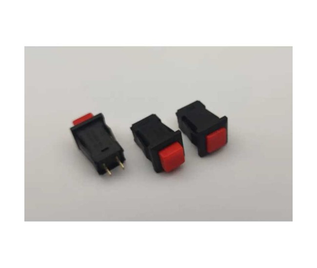 Push Buton cu retinere NO plastic 14x14x20mm 1A/250V Push Buton cu retinere NO plastic 14x14x20mm 1A/250V