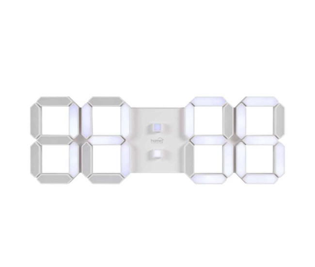 Ceas desteptator digital LED 3D alb 128mm 5V USB telecomanda Home LTC 05 Ceas desteptator digital LED 3D alb 128mm 5V USB telecomanda Home LTC 05