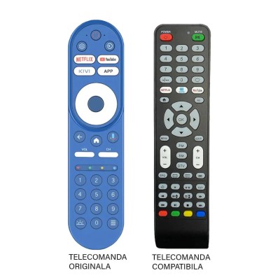 Telecomanda compatibila cu originalul pentru TV KIWI 40F760QB (578)