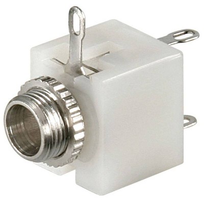 Mufa Jack audio 3.5 mm mono mama din plastic panou Goobay Mufa Jack audio 3.5 mm mono mama din plastic panou Goobay