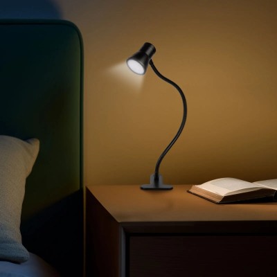 Lampa LED de birou flexibila cu clema/ USB/ 500lm reglaj intensitate si temperatura de culoare/ negru Phenom 20258 Lampa LED de birou flexibila cu clema/ USB/ 500lm reglaj intensitate si temperatura de culoare/ negru Phenom 20258