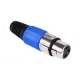 Mufa XLR mama albastru Mufa XLR mama albastru