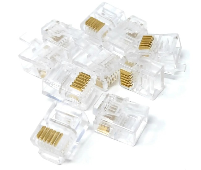 Set 10buc mufe telefon 6P6CRJ11 M`N`C 5229-10
