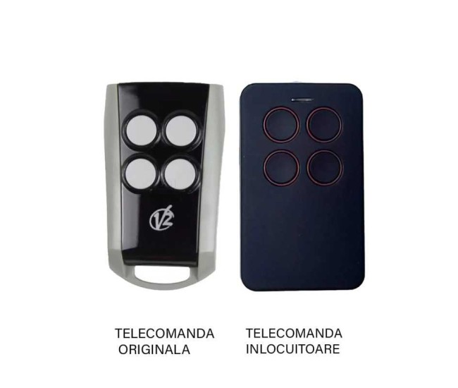 Telecomanda poarta garaj de 2 si 4 canale cod saritor 433.92MHz V2 Phoenix compatibila cu originalul (853) Telecomanda poarta garaj de 2 si 4 canale cod saritor 433.92MHz V2 Phoenix compatibila cu originalul (853)