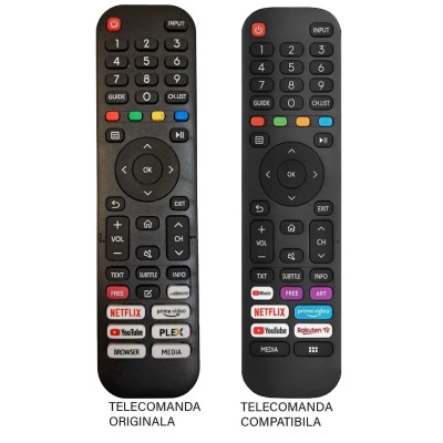 Telecomanda compatibila pentru TV MEDIA /Vortex /NEI (428-1)