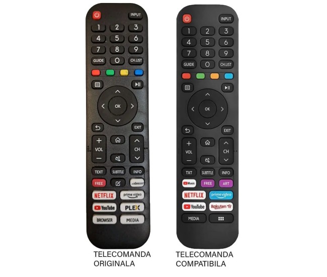 Telecomanda compatibila pentru TV MEDIA /Vortex /NEI (428-1) Telecomanda compatibila pentru TV MEDIA /Vortex /NEI (428-1)
