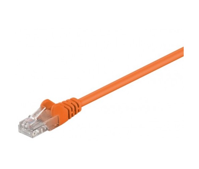 Cablu UTP 0.25m portocaliu patchcord CAT5e 2x RJ45 CCA Goobay Cablu UTP 0.25m portocaliu patchcord CAT5e 2x RJ45 CCA Goobay