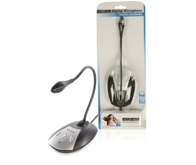 Microfon flexibil USB 2.0 Konig
