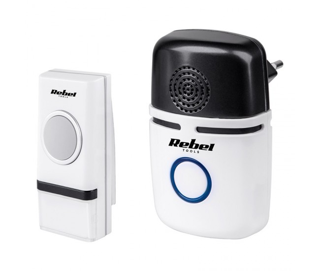 Sonerie wireless 48 melodii 4 nivele volum alarma 110-220VAC REBEL Sonerie wireless 48 melodii 4 nivele volum alarma 110-220VAC REBEL