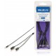 Cablu audio jack stereo 3.5 mm tata - 2x RCA tata 1m negru Valueline Cablu audio jack stereo 3.5 mm tata - 2x RCA tata 1m negru Valueline