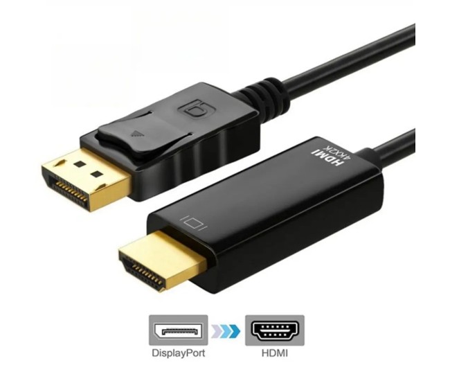 Cablu Activ DisplayPort la HDMI 5m V1.2 UHD 4K 60Hz UHD 3840x2160P Cablu Activ DisplayPort la HDMI 5m V1.2 UHD 4K 60Hz UHD 3840x2160P