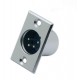 Mufa XLR tata montaj Mufa XLR tata montaj