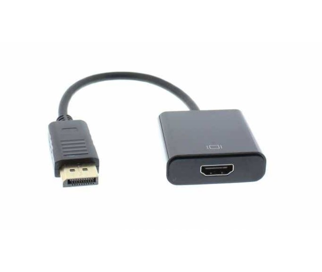 Cablu adaptor HDMI mama - Displayport tata 15cm Well Cablu adaptor HDMI mama - Displayport tata 15cm Well