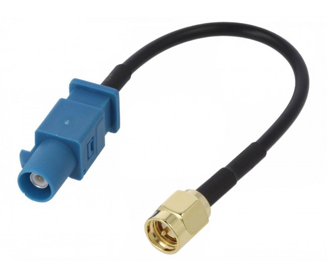 Adaptor antena Fakra GSM P mufa SMA-A mufa drept 100mm JC ANTENNA AD.ANT.010 Adaptor antena Fakra GSM P mufa SMA-A mufa drept 100mm JC ANTENNA AD.ANT.010