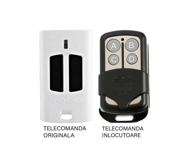 Telecomanda 2 butoane frecventa 433.92MHz Beninca WP2 compatibila cu originalul (802) Telecomanda 2 butoane frecventa 433.92MHz Beninca WP2 compatibila cu originalul (802)