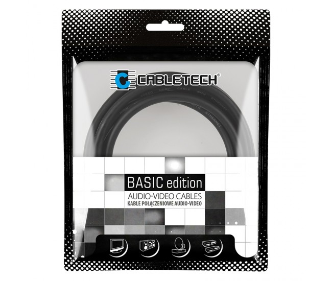 Cablu Jack 3.5 mm stereo 3m basic edition Cabletech Cablu Jack 3.5 mm stereo 3m basic edition Cabletech