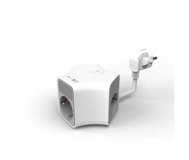 Prelungitor 3 prize 1x USB-A + 1x USB-C 20W cablu 3x1.5mmp 1.4m 3500W 16A alb Technik TPQ3W+USB Prelungitor 3 prize 1x USB-A + 1x USB-C 20W cablu 3x1.5mmp 1.4m 3500W 16A alb Technik TPQ3W+USB