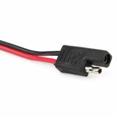 Cablu cu conector TAKSI PAS 8MM 18AWG (- dezizolat) rosu