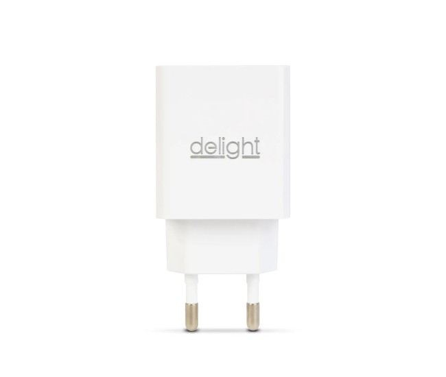 Adaptor de incarcare 1x USB 5V 2.1A alb delight 55039-1WH