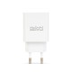 Adaptor de incarcare 1x USB 5V 2.1A alb delight 55039-1WH