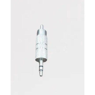 Adaptor Jack 3.5 mm STEREO tata - RCA tata metal