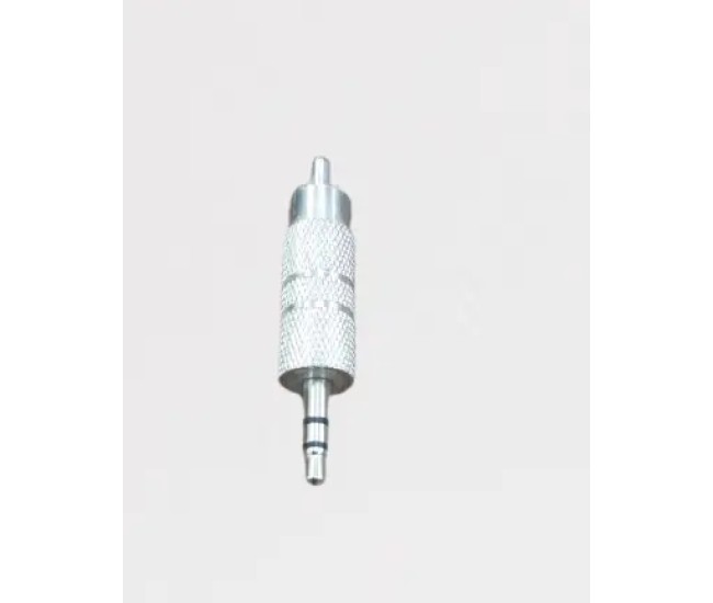 Adaptor Jack 3.5 mm STEREO tata - RCA tata metal Adaptor Jack 3.5 mm STEREO tata - RCA tata metal