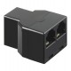 Adaptor RJ11 mama la 2x RJ11 mama negru Goobay Adaptor RJ11 mama la 2x RJ11 mama negru Goobay