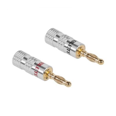 Set 2 mufe Banana din metal 4mm tata HQ Cabletech Set 2 mufe Banana din metal 4mm tata HQ Cabletech