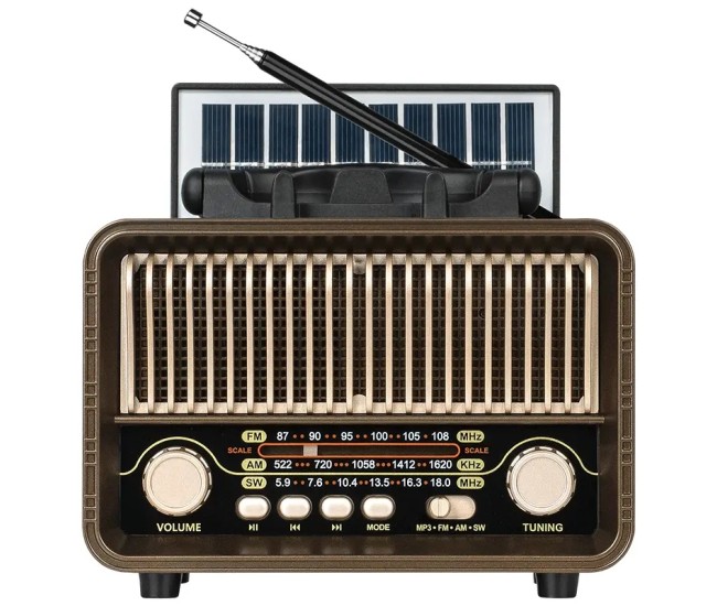 Radio portabil analog SOLAR AM /FM /SW 5W 166x87.5x130mm Kruger&atz KM0832 Radio portabil analog SOLAR AM /FM /SW 5W 166x87.5x130mm Kruger&atz KM0832