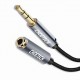 Cablu audio Jack stereo Choetech AUX001 3.5 mm tata - 3.5 mm mama 2m negru Cablu audio Jack stereo Choetech AUX001 3.5 mm tata - 3.5 mm mama 2m negru