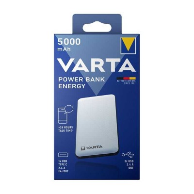 Power Bank VARTA 57975 Energy 5000mAh 2x USB 1x USB TYPE-C 2.4A