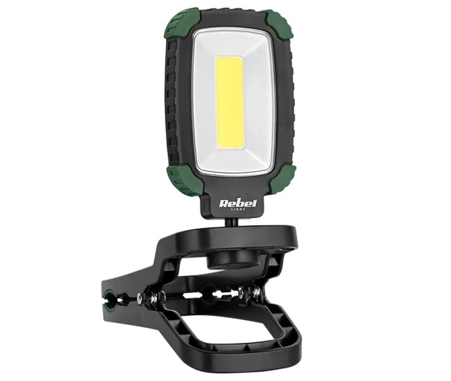 Lampa atelier LED COB 5W cu acumulator Li-Ion REBEL URZ3496 Lampa atelier LED COB 5W cu acumulator Li-Ion REBEL URZ3496