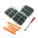Set pentru auto 16 modele cleme din plastic 620buc + 5 unelte Carguard SCA002