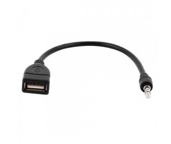 Cablu adaptor USB mama - Jack 3.5 mm 4 pini 0.2m Cablu adaptor USB mama - Jack 3.5 mm 4 pini 0.2m