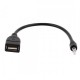 Cablu adaptor USB mama - Jack 3.5 mm 4 pini 0.2m Cablu adaptor USB mama - Jack 3.5 mm 4 pini 0.2m