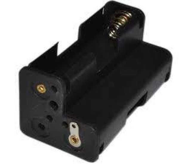 Suport baterii AA pentru 3buc cu contacte pentru lipire