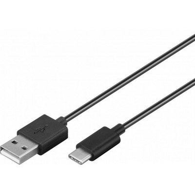 Cablu USB Type C tata - USB 2.0 tata 1m negru Goobay