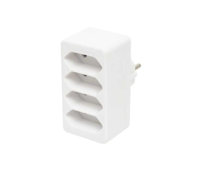 Stecher multiplicare 4x Euro 2000W Home NV 24/WH Stecher multiplicare 4x Euro 2000W Home NV 24/WH