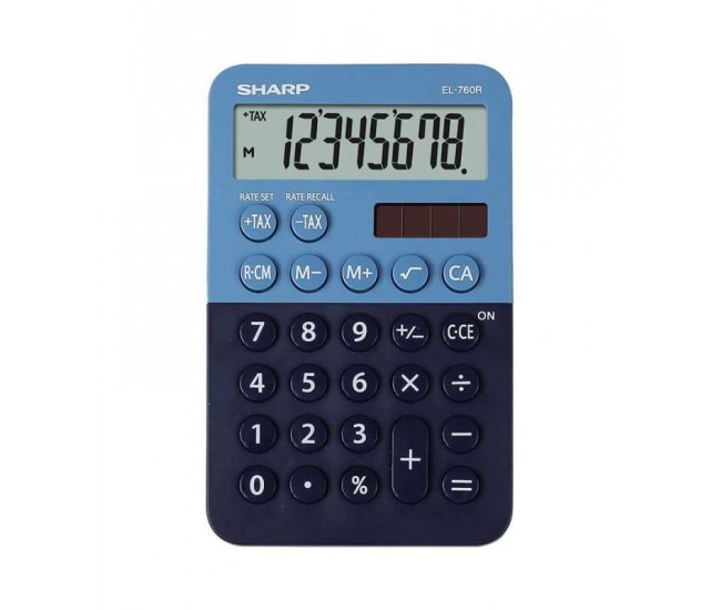 Calculator birou profesional 8 cifre SHARP EL-760RB-BL SHEL760 Calculator birou profesional 8 cifre SHARP EL-760RB-BL SHEL760