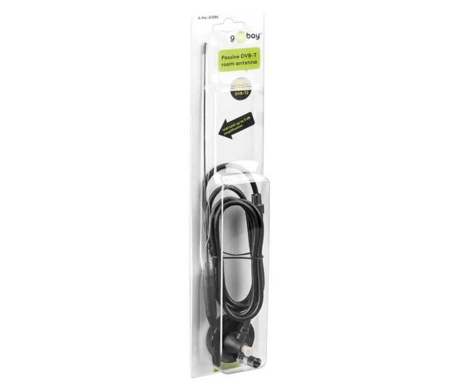 Antena interioara pasiva DVB-T2 HD DVB-T HD /FM /DAB Goobay 67086 Antena interioara pasiva DVB-T2 HD DVB-T HD /FM /DAB Goobay 67086