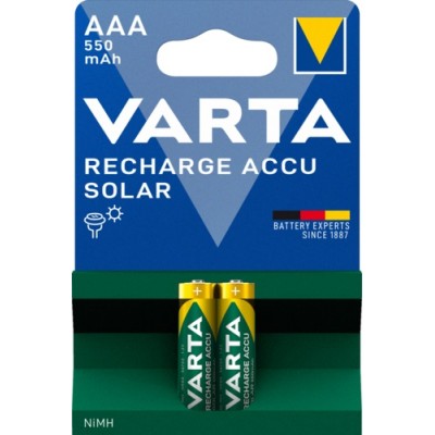 Acumulatori SOLAR R3 AAA Ni-MH 550mAh 1.2V 2buc/blister Varta 56733