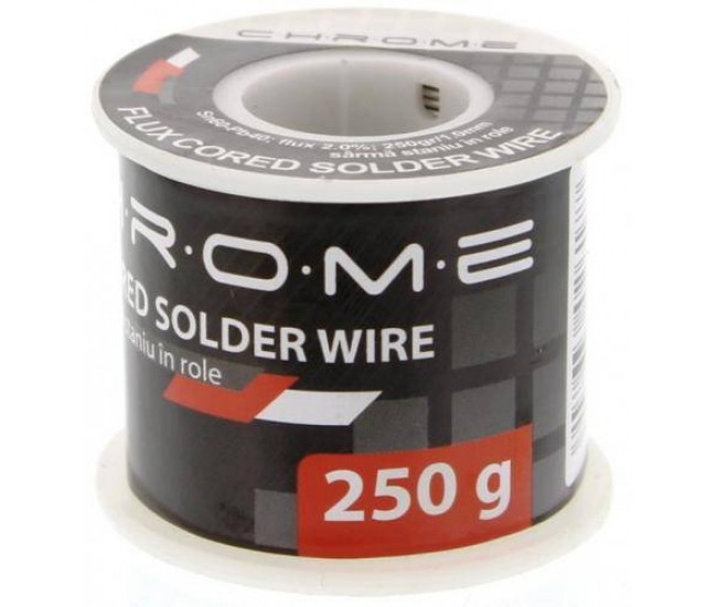 Fludor 250gr 0.8mm Sn60 Pb40 Flux 2% Chrome Fludor 250gr 0.8mm Sn60 Pb40 Flux 2% Chrome