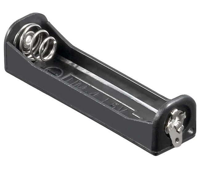 Suport baterie 1x AAA R3 cu Capete de lipire Goobay 11987