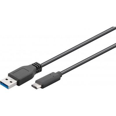 Cablu USB Type C 3.1 tata - USB 3.0 A tata 1m Goobay