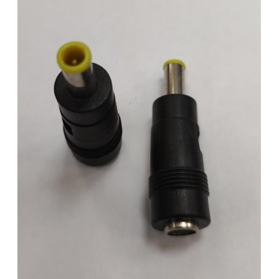 Mufa adaptoare alimentare DC 2.5x5.5 mm mama la 6x1.4 mm cu Pin in interior tata