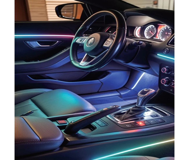 Kit lumini ambientale Profesionale RGB Dynamic pentru interior auto Carguard LAA002 Kit lumini ambientale Profesionale RGB Dynamic pentru interior auto Carguard LAA002