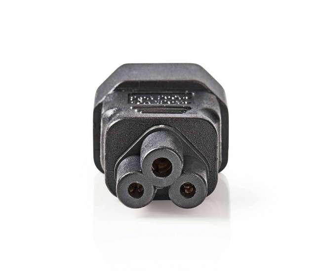 Conector alimentare IEC320-C14 tata - IEC320-C5 mama VALUELINE Conector alimentare IEC320-C14 tata - IEC320-C5 mama VALUELINE