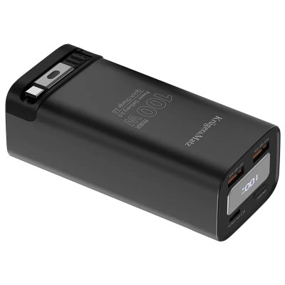 Power Bank 20000mAh 100W QC3.0 PD3.0 USB-C /USB-A Afisaj LCD Kruger&Matz KM0915 Power Bank 20000mAh 100W QC3.0 PD3.0 USB-C /USB-A Afisaj LCD Kruger&Matz KM0915