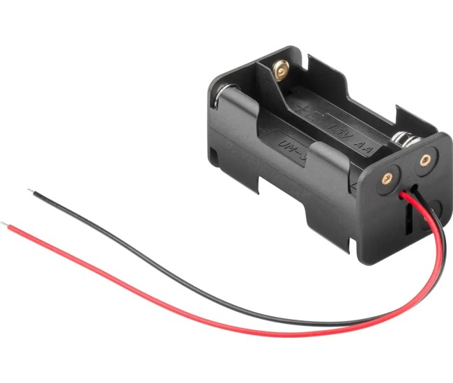 Suport baterii 4x AA R6 cu Capete de cablu libere 11472 Goobay